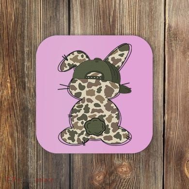 Boy Bunny Rabbit Duck Camo Camouflage Hat Ball Cap Easter Coaster