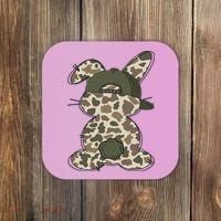 Boy Bunny Rabbit Duck Camo Camouflage Hat Ball Cap Easter Coaster thumb 0