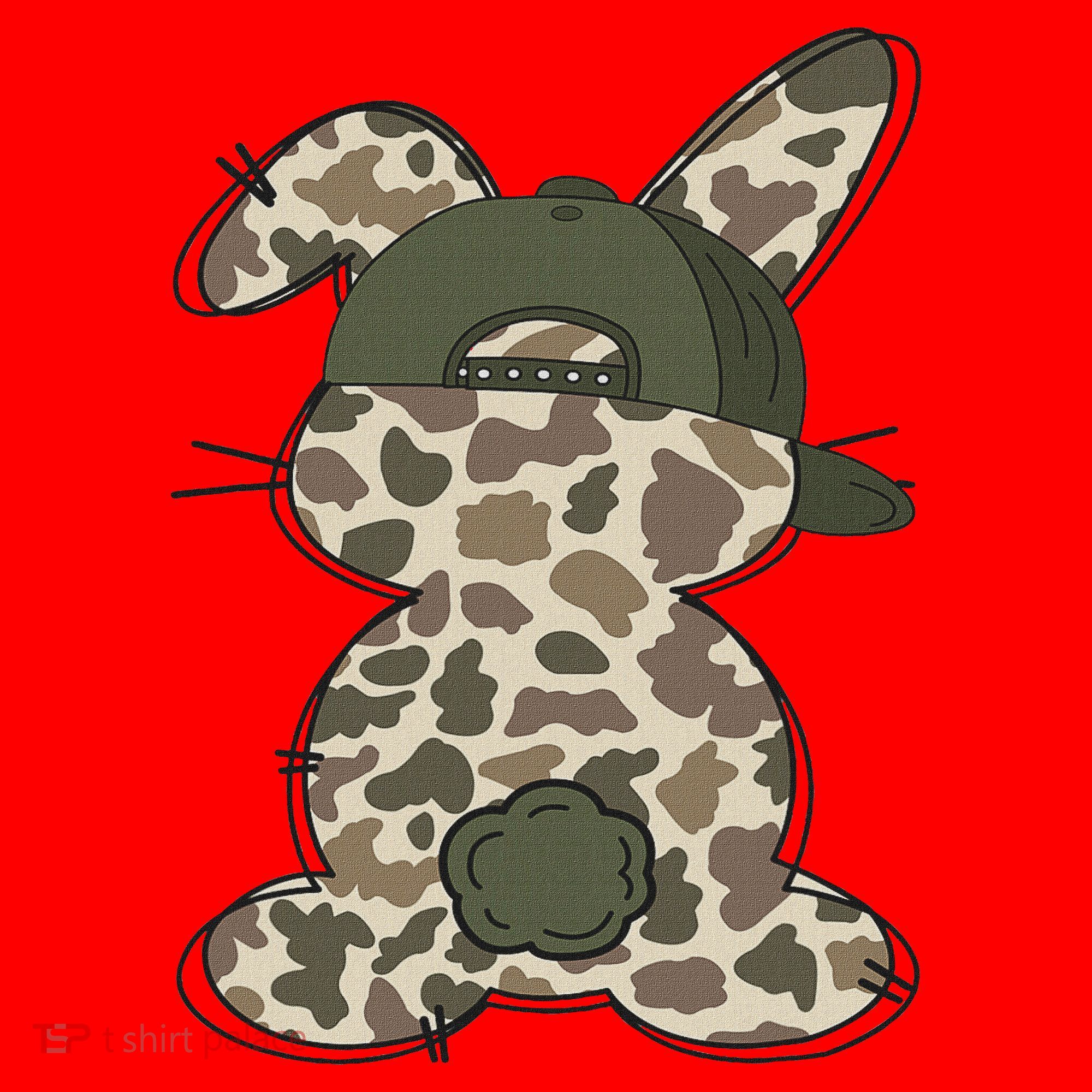 Boy Bunny Rabbit Duck Camo Camouflage Hat Ball Cap Easter Santa Hat