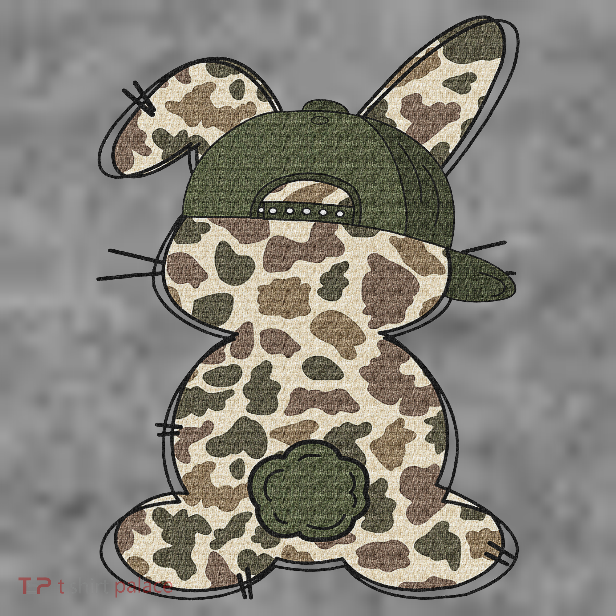 Boy Bunny Rabbit Duck Camo Camouflage Hat Ball Cap Easter Toddler Hoodie