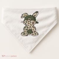 Boy Bunny Rabbit Duck Camo Camouflage Hat Ball Cap Easter USA-Made Doggie Bandana thumb 0