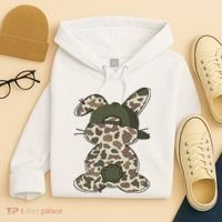 Boy Bunny Rabbit Duck Camo Camouflage Hat Ball Cap Easter Hoodie thumb 4