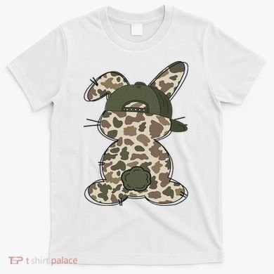 Boy Bunny Rabbit Duck Camo Camouflage Hat Ball Cap Easter T-Shirt