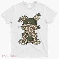Boy Bunny Rabbit Duck Camo Camouflage Hat Ball Cap Easter T-Shirt thumb 0