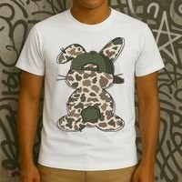 Boy Bunny Rabbit Duck Camo Camouflage Hat Ball Cap Easter T-Shirt thumb 3