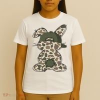 Boy Bunny Rabbit Duck Camo Camouflage Hat Ball Cap Easter T-Shirt thumb 4