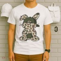 Boy Bunny Rabbit Duck Camo Camouflage Hat Ball Cap Easter T-Shirt thumb 6