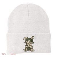 Boy Bunny Rabbit Duck Camo Camouflage Hat Ball Cap Easter Beanie thumb 0