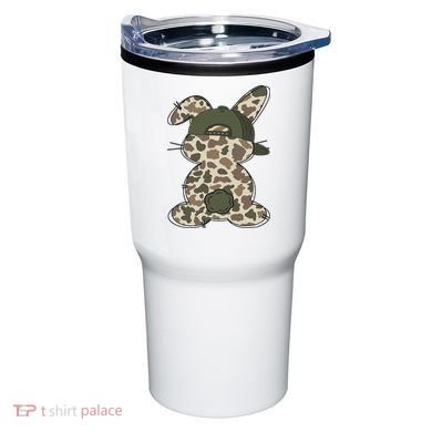 Boy Bunny Rabbit Duck Camo Camouflage Hat Ball Cap Easter Tumbler