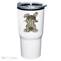 Boy Bunny Rabbit Duck Camo Camouflage Hat Ball Cap Easter Tumbler thumb 0