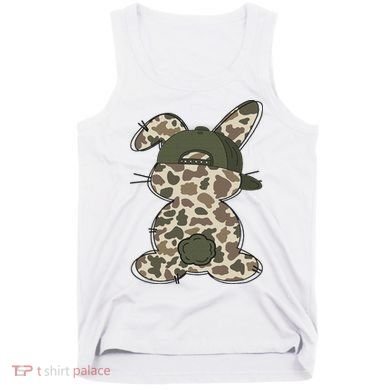 Boy Bunny Rabbit Duck Camo Camouflage Hat Ball Cap Easter Tank Top