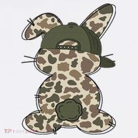 Boy Bunny Rabbit Duck Camo Camouflage Hat Ball Cap Easter Tank Top thumb 6