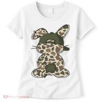 Boy Bunny Rabbit Duck Camo Camouflage Hat Ball Cap Easter Women's T-Shirt thumb 0