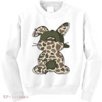 Boy Bunny Rabbit Duck Camo Camouflage Hat Ball Cap Easter Kids Sweatshirt thumb 0