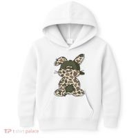 Boy Bunny Rabbit Duck Camo Camouflage Hat Ball Cap Easter Kids Hoodie thumb 0