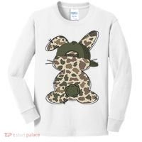Boy Bunny Rabbit Duck Camo Camouflage Hat Ball Cap Easter Kids Long Sleeve Shirt thumb 0