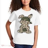 Boy Bunny Rabbit Duck Camo Camouflage Hat Ball Cap Easter Kids T-Shirt thumb 2