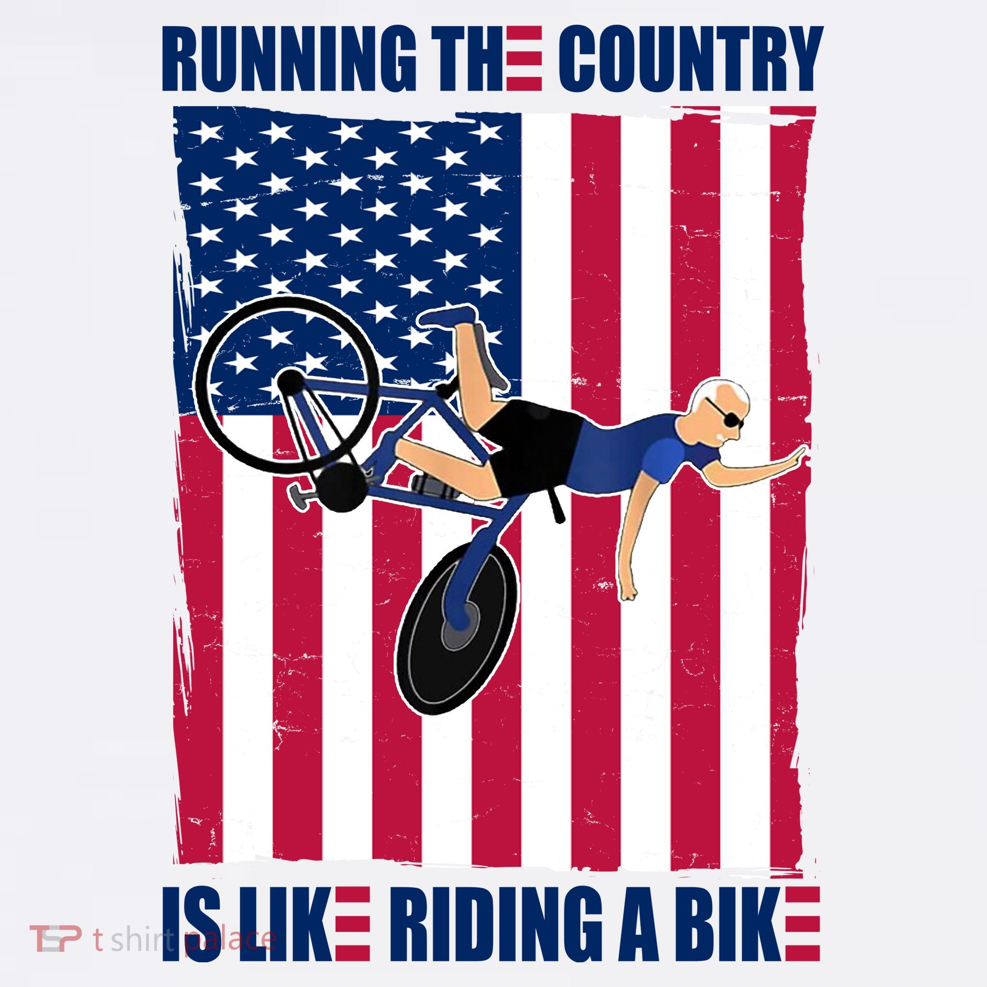 Biden Bicycle Running The Country Is Like Riding A Bike Women's Tank Top