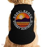 Bondi Beach Retro Distressed Meaningful Gift Doggie Tank thumb 0