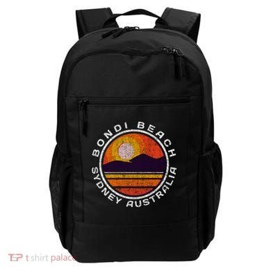 Bondi Beach Retro Distressed Meaningful Gift Backpack