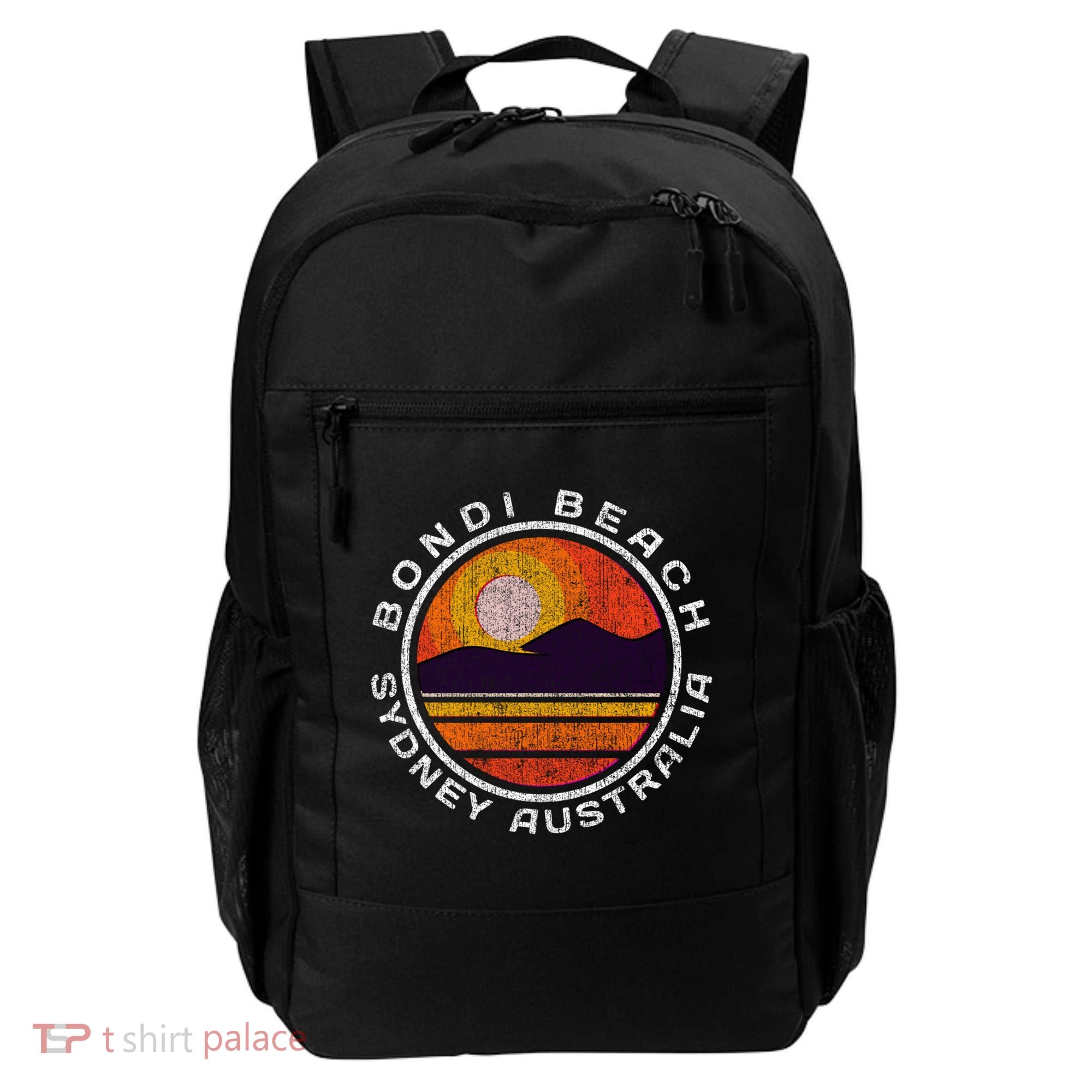 Bondi Beach Retro Distressed Meaningful Gift Backpack