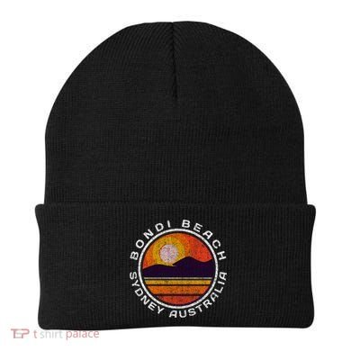 Bondi Beach Retro Distressed Meaningful Gift Beanie