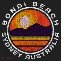 Bondi Beach Retro Distressed Meaningful Gift Beanie thumb 2