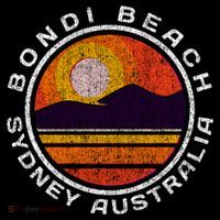 Bondi Beach Retro Distressed Meaningful Gift Women's Hoodie thumb 2