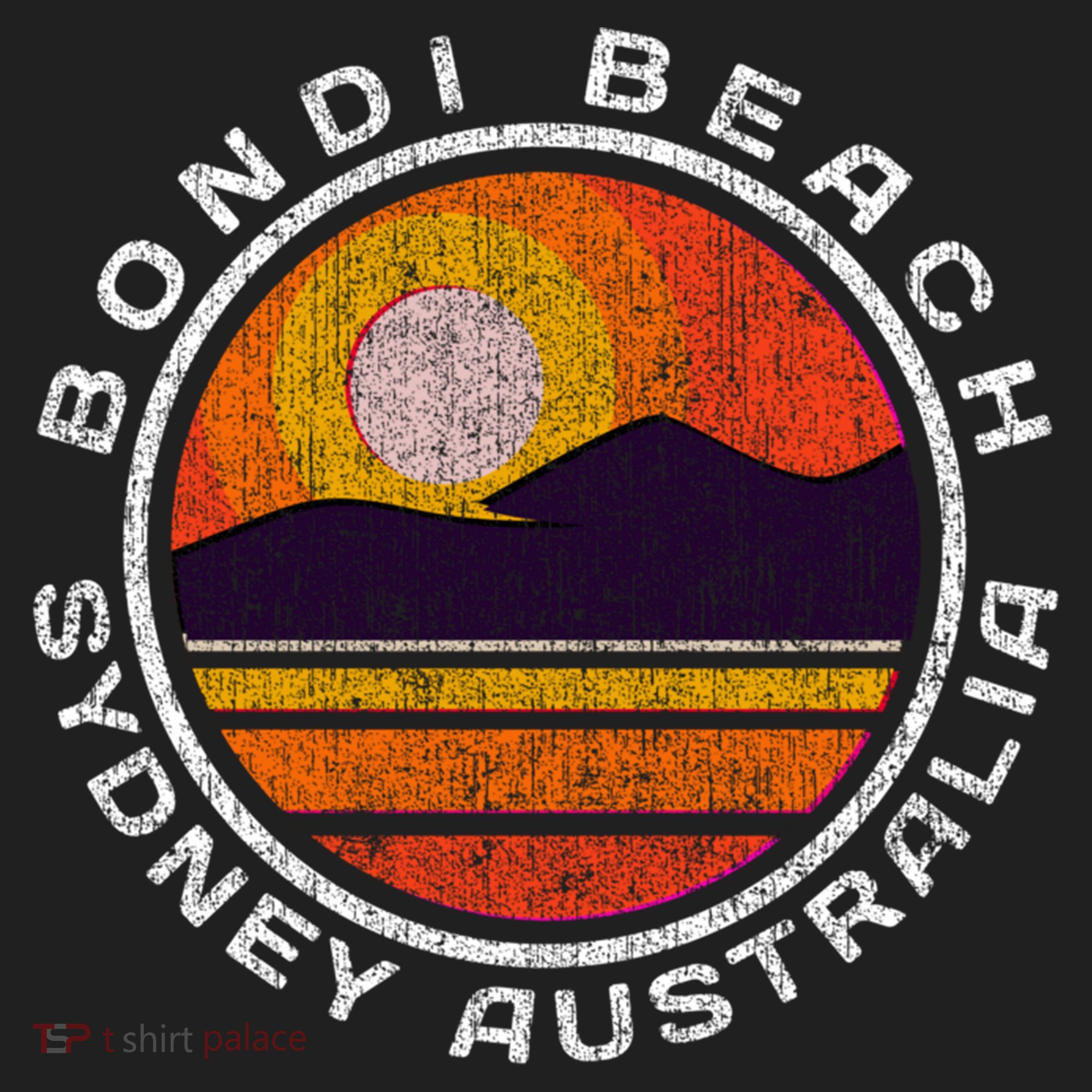 Bondi Beach Retro Distressed Meaningful Gift Hat
