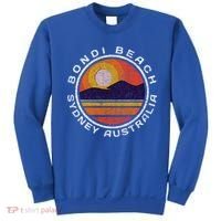 Bondi Beach Retro Distressed Meaningful Gift Sweatshirt thumb 0