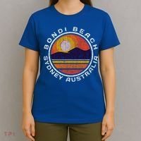 Bondi Beach Retro Distressed Meaningful Gift T-Shirt thumb 4