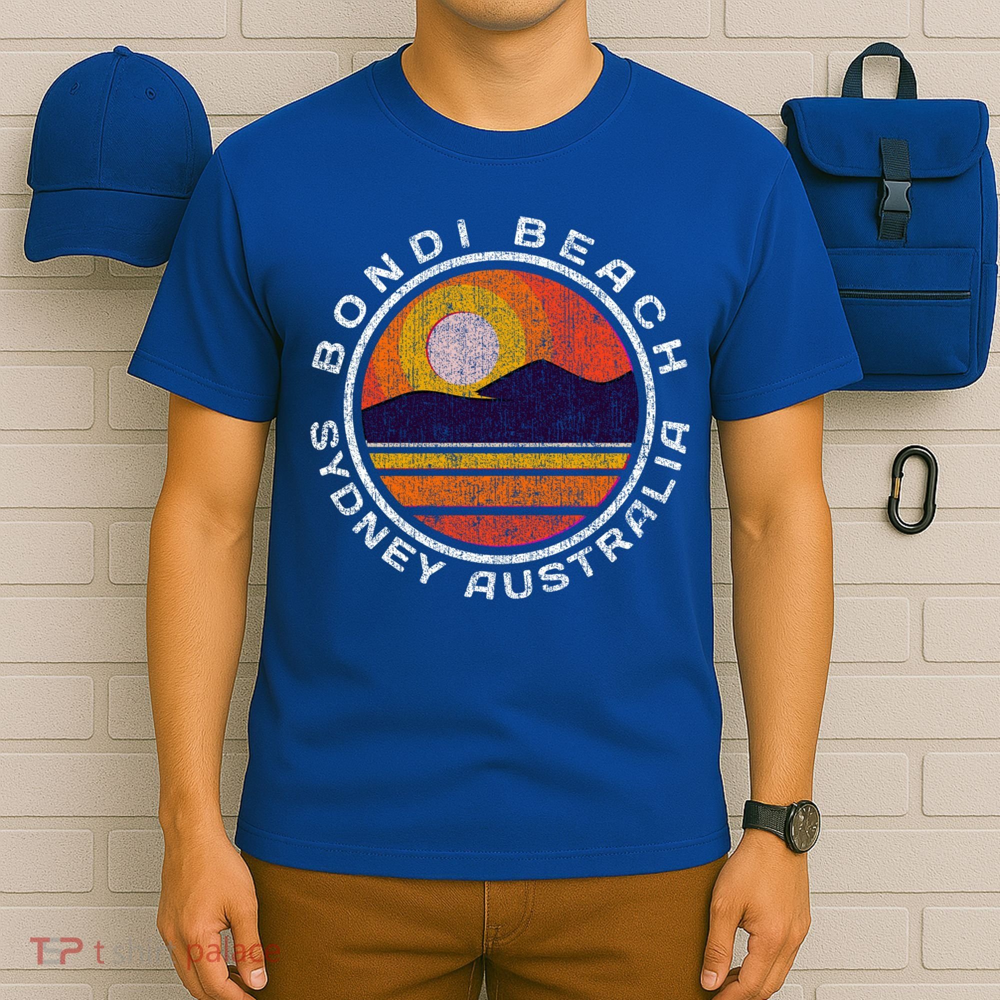 Bondi Beach Retro Distressed Meaningful Gift T-Shirt