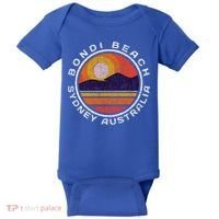 Bondi Beach Retro Distressed Meaningful Gift Baby Bodysuit thumb 0