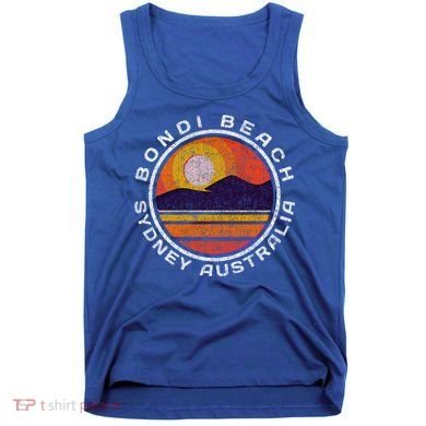 Bondi Beach Retro Distressed Meaningful Gift Tank Top