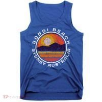 Bondi Beach Retro Distressed Meaningful Gift Tank Top thumb 0