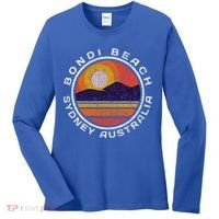 Bondi Beach Retro Distressed Meaningful Gift Women's Long Sleeve Shirt thumb 0