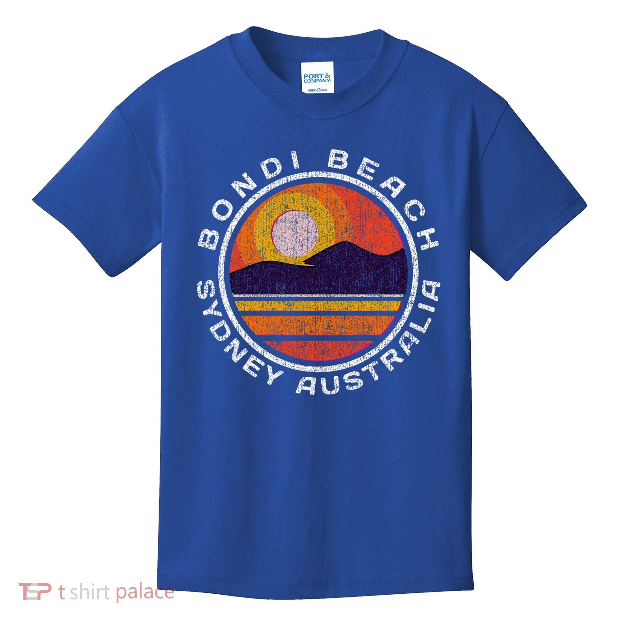 Bondi Beach Retro Distressed Meaningful Gift Kids T-Shirt