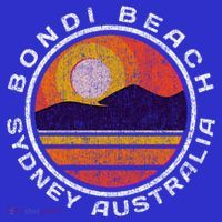 Bondi Beach Retro Distressed Meaningful Gift Kids T-Shirt thumb 4