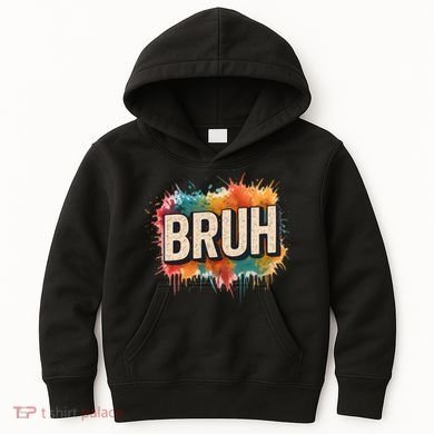 Bruh Kids Hoodie