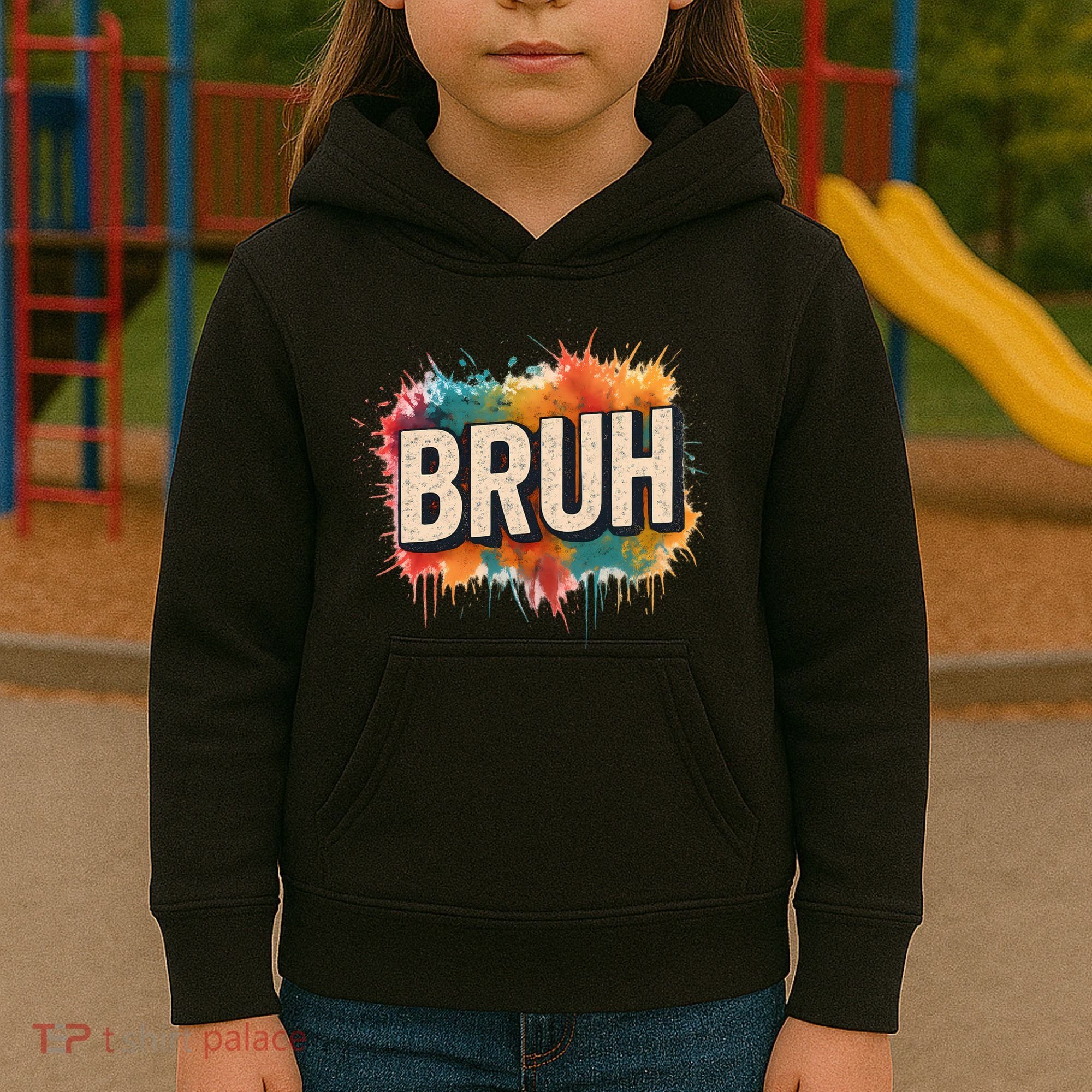 Bruh Kids Hoodie