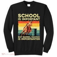 Best Barrel Racing Art For Women Barrel Racer Sweatshirt thumb 0