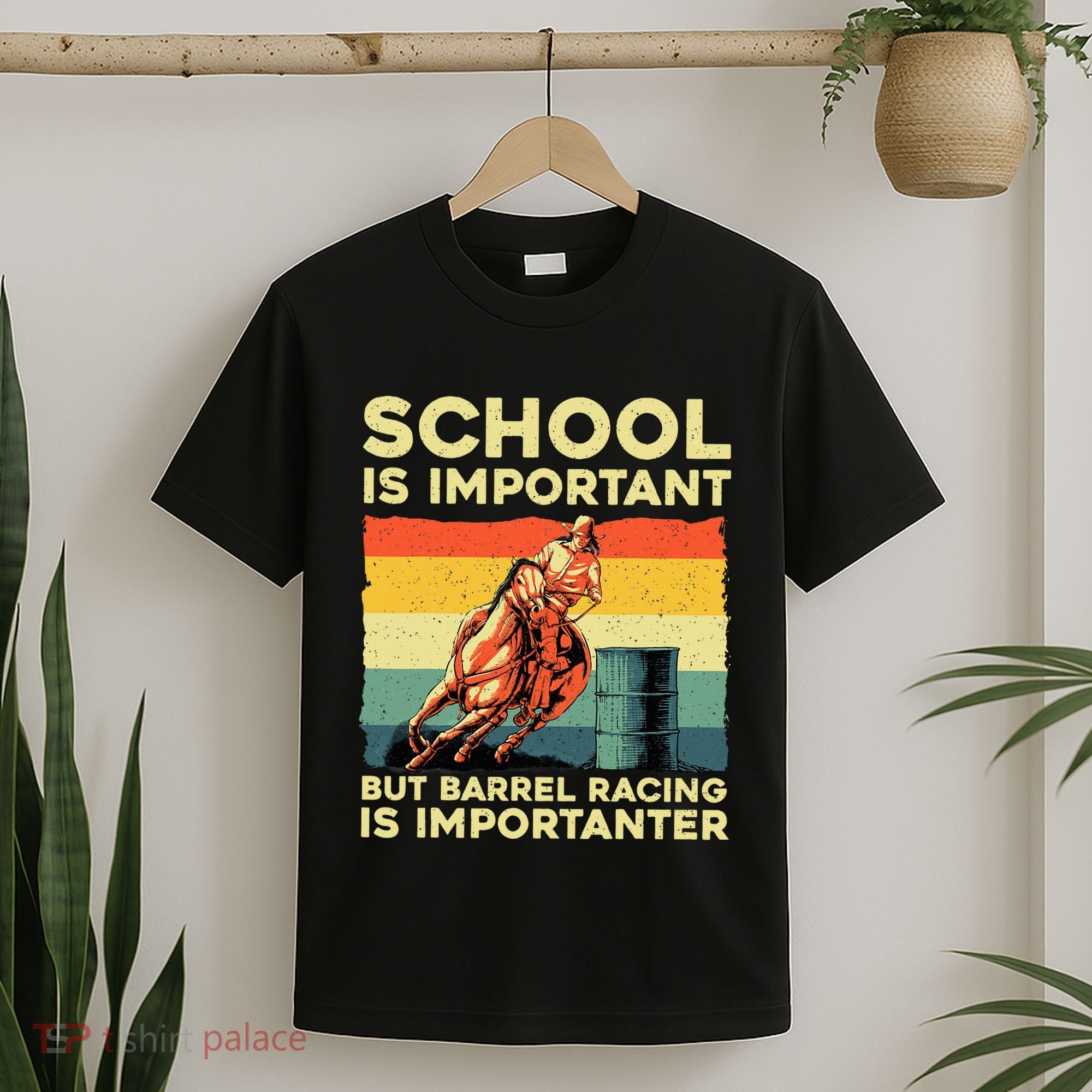 Best Barrel Racing Art For Women Barrel Racer T-Shirt