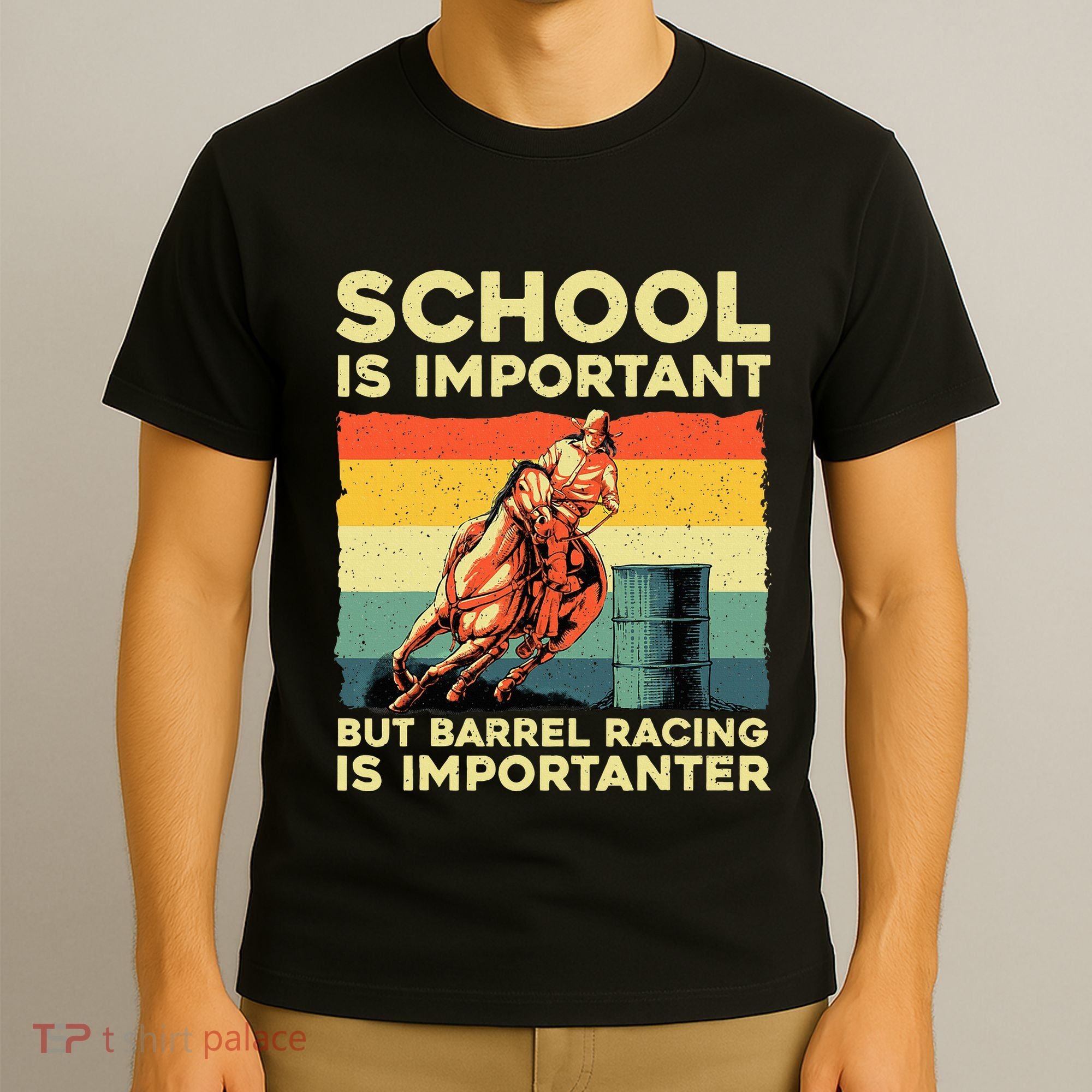 Best Barrel Racing Art For Women Barrel Racer T-Shirt