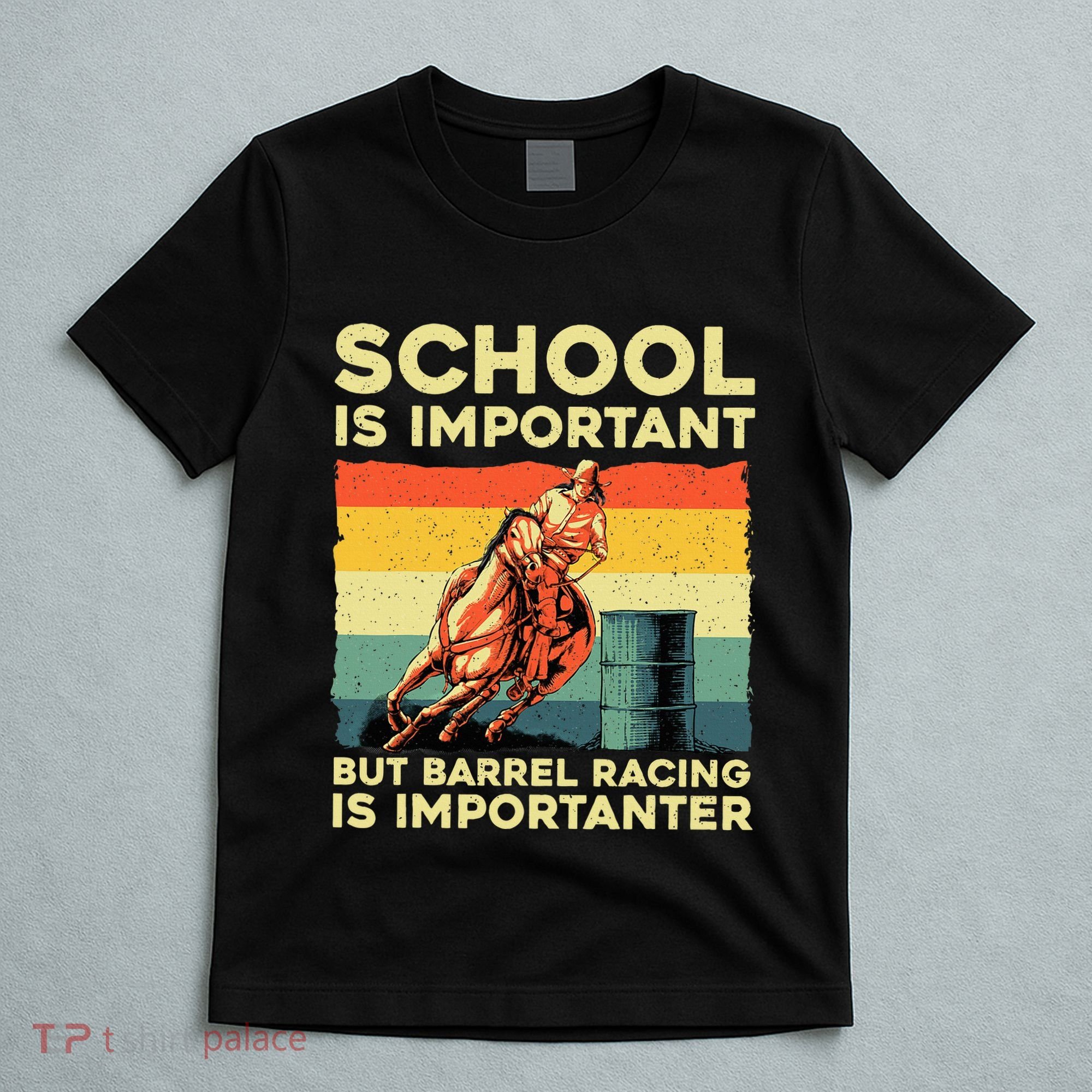 Best Barrel Racing Art For Women Barrel Racer T-Shirt