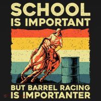 Best Barrel Racing Art For Women Barrel Racer T-Shirt thumb 7