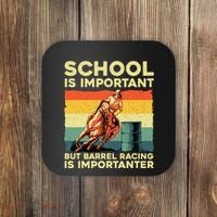 Best Barrel Racing Art For Women Barrel Racer Coaster thumb 0