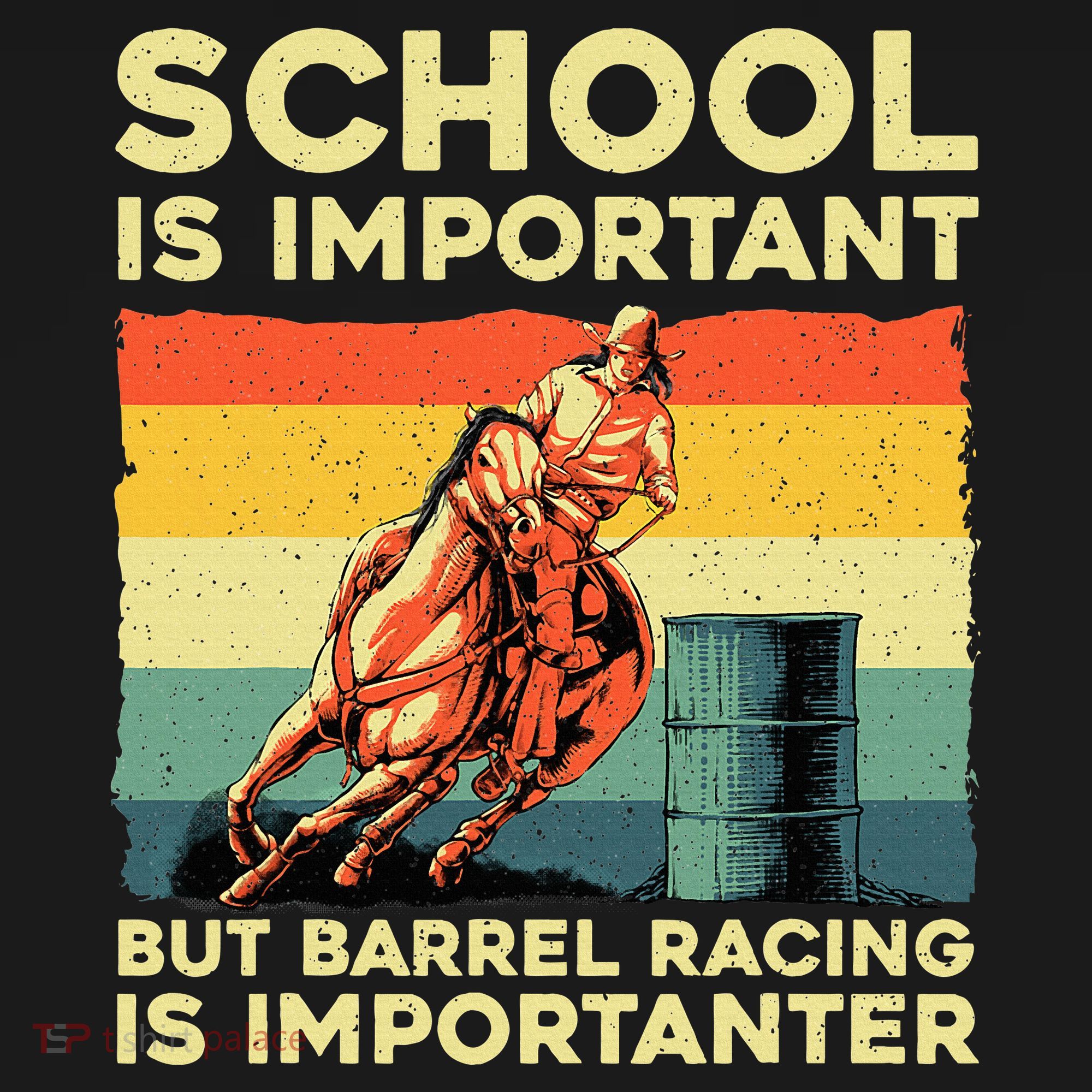 Best Barrel Racing Art For Women Barrel Racer Women's Hoodie
