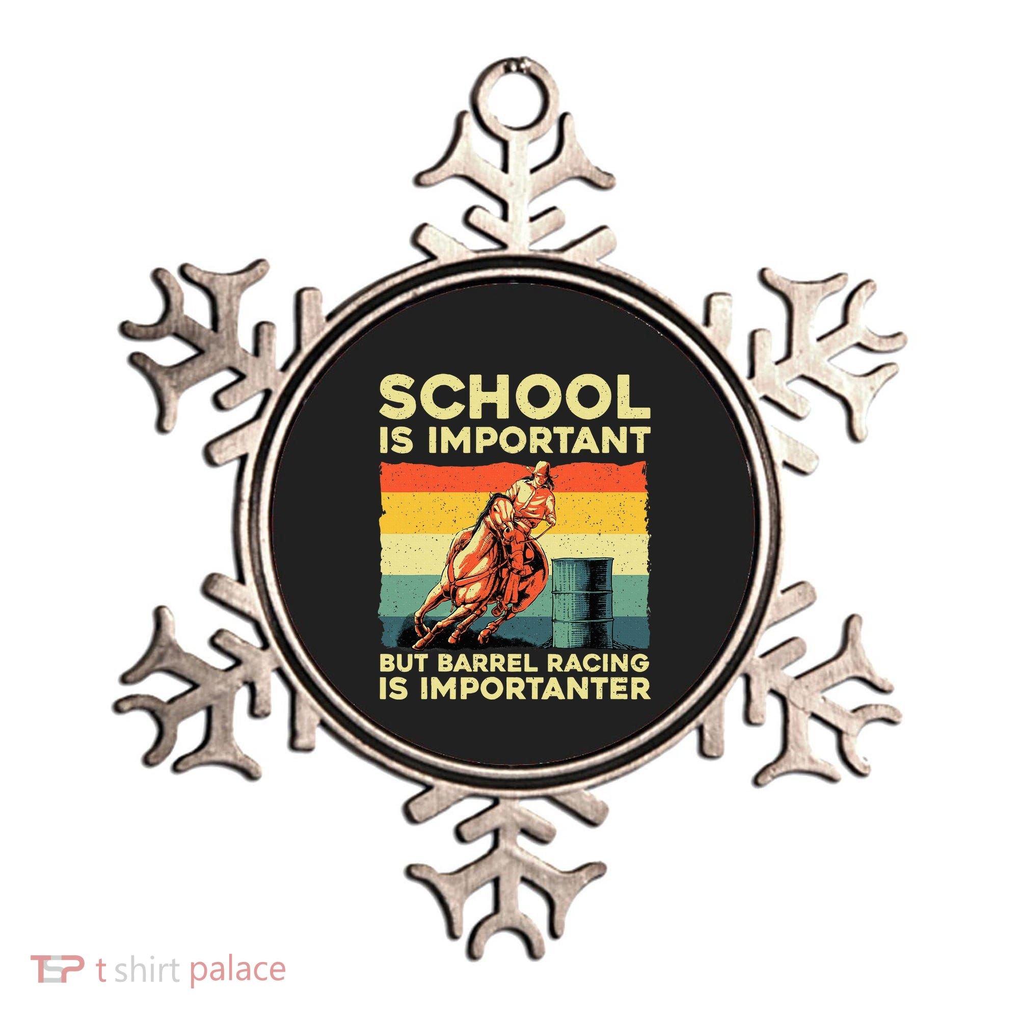 Best Barrel Racing Art For Women Barrel Racer Ornament
