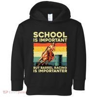 Best Barrel Racing Art For Women Barrel Racer Toddler Hoodie thumb 0
