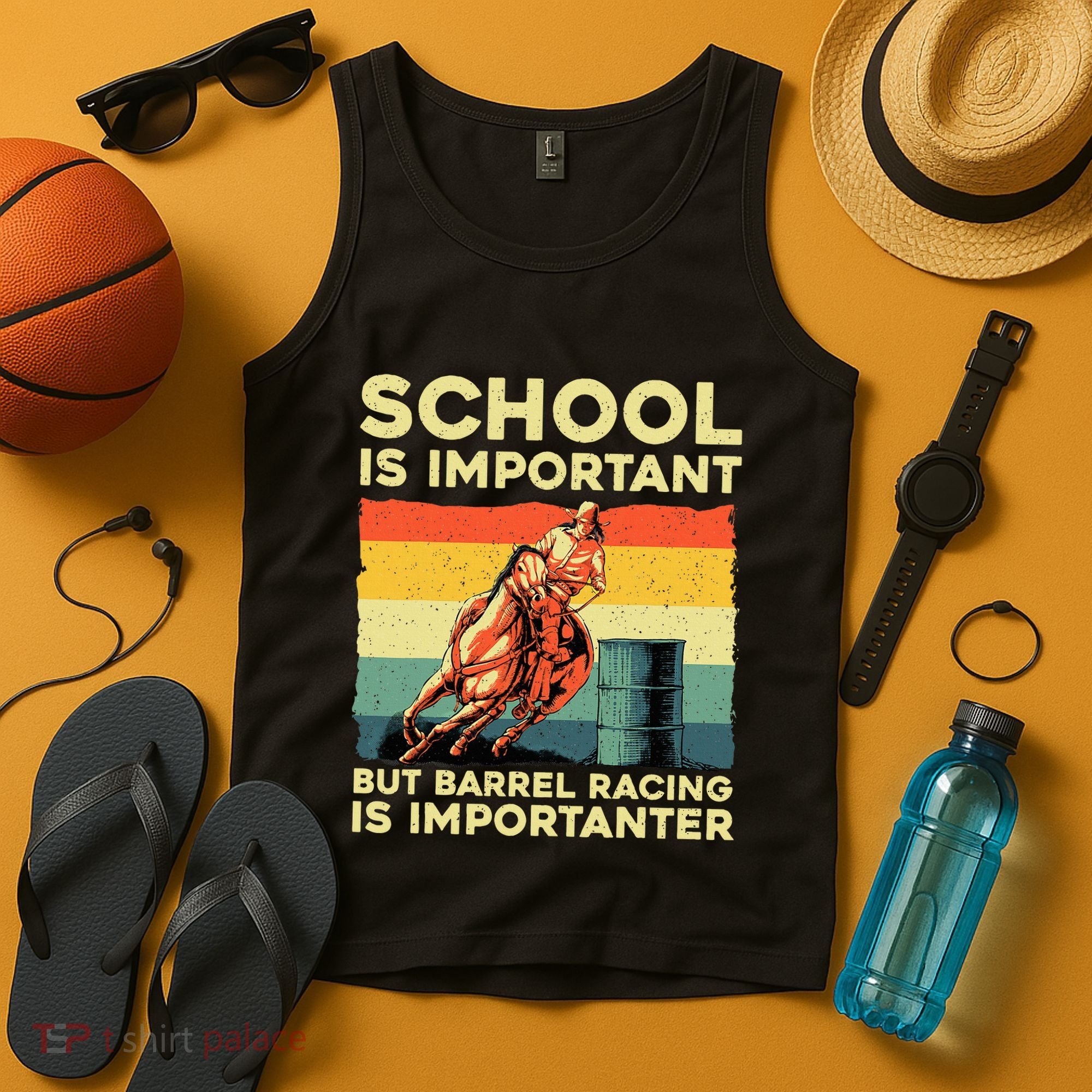 Best Barrel Racing Art For Women Barrel Racer Tank Top